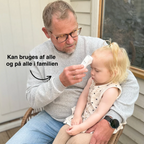 Pandetermometeret kan bruges af alle og på alle i familien.